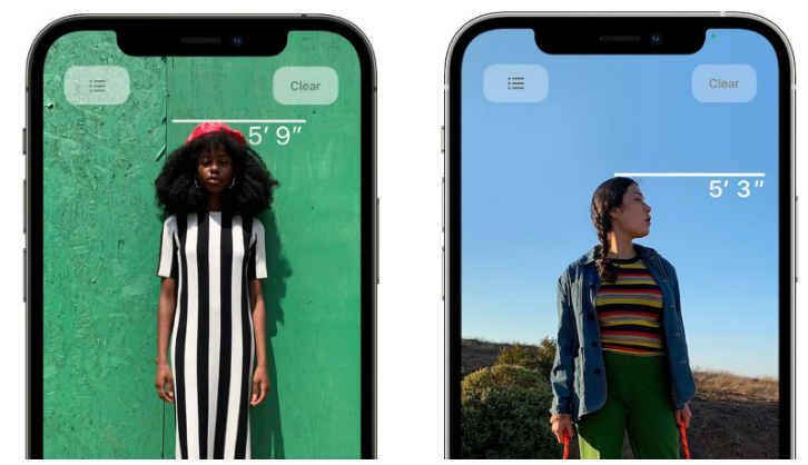 甘洛苹果服务网点分享通过iPhone激光雷达测量身高方法教程 